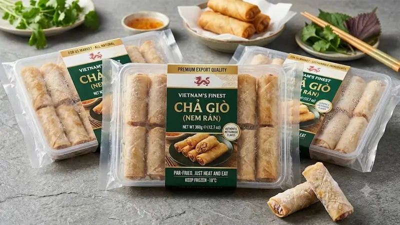 Lý do dùng dầu olein cho thực phẩm đông lạnh xuất khẩu