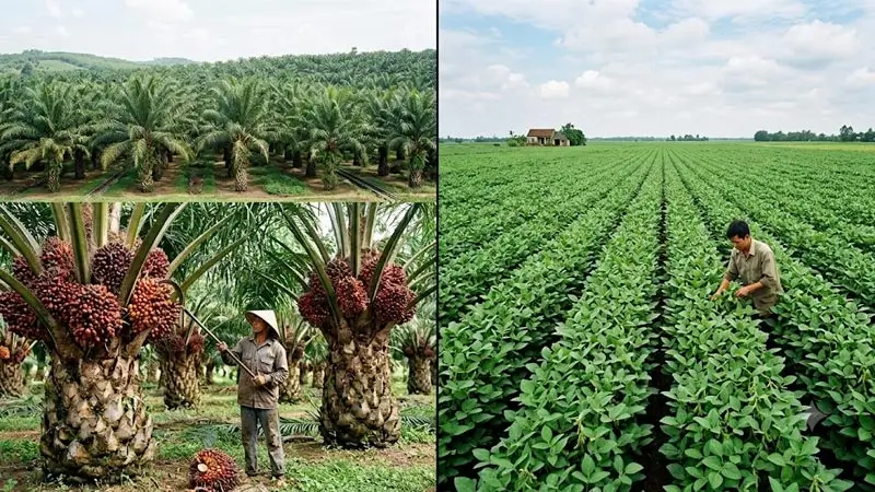 Nguồn gốc giống cây dầu cọ không phải GMO khác đậu nành GMO